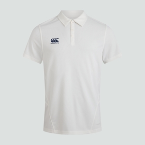 CANTERBURY CRICKET SHIRT SENIOR CREAM