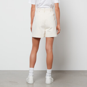 PS Paul Smith Women's Denim Shorts - White - IT 40/UK 8