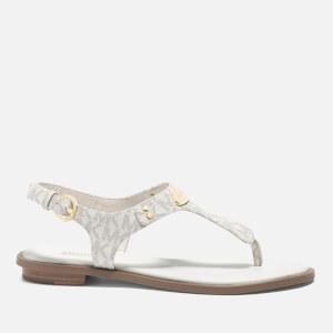 Michael kors vanilla flip flops outlet