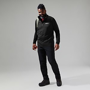 Keppla Half Zip Fleece für Herren - Schwarz