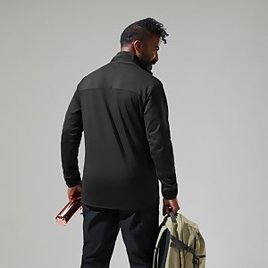 Keppla Half Zip Fleece für Herren - Schwarz