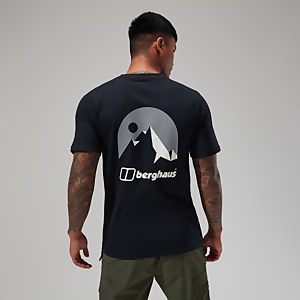 Mont Blanc MTN Short Sleeve T-Shirt für Herren - Schwarz
