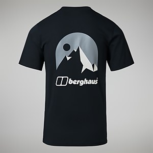 Mont Blanc MTN Short Sleeve T-Shirt für Herren - Schwarz