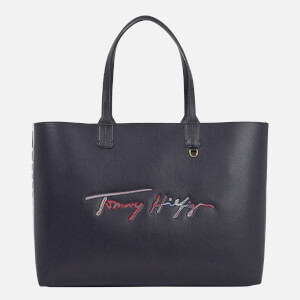 Tommy Hilfiger Women's Iconic Tommy Tote Signature Bag - Desert Sky