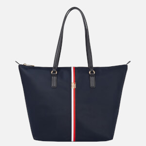 Tommy hilfiger navy blue tote bag discount