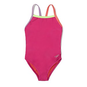 Solid Propel Back One Piece - Pink | Size 10