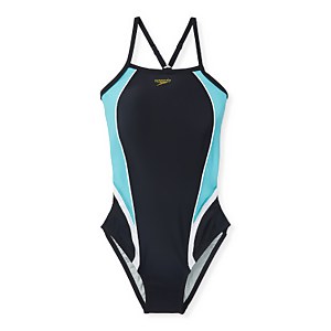 Women's Thin Strap Quantum Fusion One Piece Black