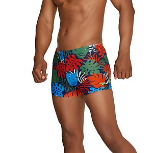 Men's Printed Square Leg Blue