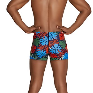 Men's Printed Square Leg Blue