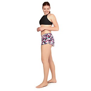 Women's Printed Coverup Short Purple