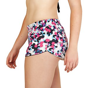 Women's Printed Coverup Short Purple
