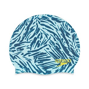 Elastomeric Printed Cap - Teal Blue | One Size
