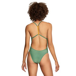 Solid T-Back One Piece