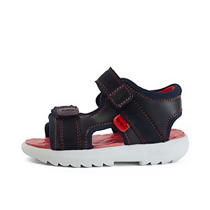 Infant Boys Kickster Leather Navy - 5