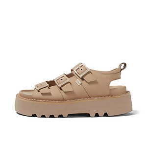 Adult Women's Knox Lo Buckle Leather Beige - 3
