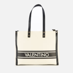 Valentino bags vesper canvas tote bag in white Clearance