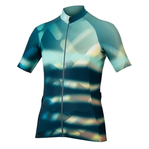 Damen Virtual Texture Trikot (kurzarm) - Glacier Blue