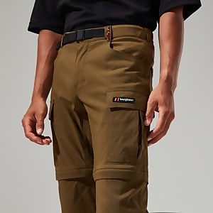 Unisex Dolpa Zip Off Cargo Pant - Dark Green