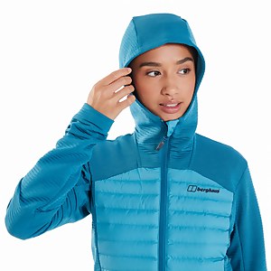 Women's Nula Hybrid Insulated Jacket - Light Blue