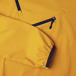 Men's Theran Softshell Hooded Half Zip Jacket - Yellow