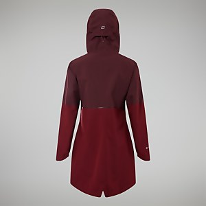 Rothley Gore-Tex Jacken für Damen - Dunkelrot/Dunkelbraun