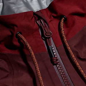 Rothley Gore-Tex Jacken für Damen - Dunkelrot/Dunkelbraun