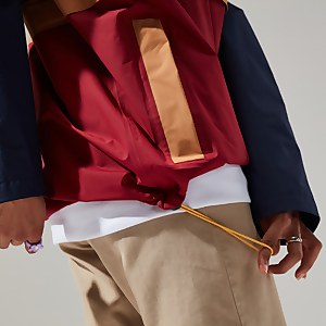 Unisex Ski Smock 86 Shell Half Zip - Navy / Red