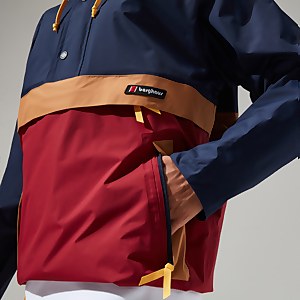 Unisex Ski Smock 86 Shell Half Zip - Navy / Red