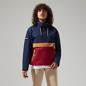 Unisex Ski Smock 86 Shell Half Zip - Navy / Red