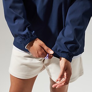Unisex Wind Shirt 90 Half Zip - Dark Blue / Purple
