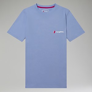 Unisex Organic Heritage Front & Back Logo Tee Purple - XS