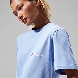 Unisex Organic Heritage Front & Back Logo Tee - Purple