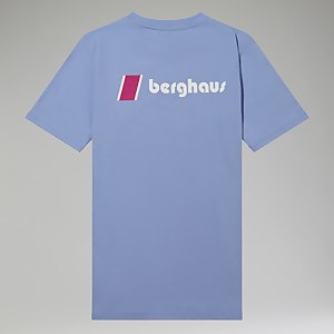 Unisex Organic Heritage Front & Back Logo Tee - Purple