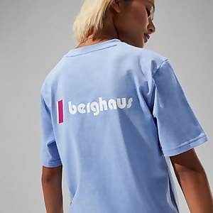 Unisex Organic Heritage Front & Back Logo Tee - Purple