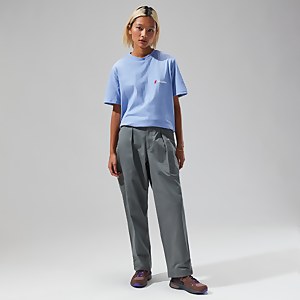 Unisex Organic Heritage Front & Back Logo Tee - Purple