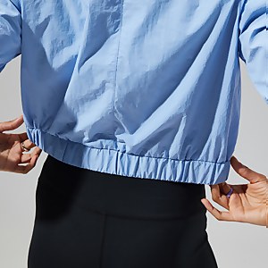 Women's Cropped Co-Ord Jacket - Light Purple