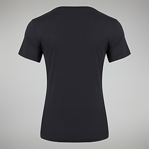 Women's Linear Landscape Super Stretch Tee Black