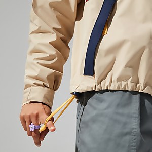 Women's Mayeurvate Waterproof Jacket - Natural / Blue
