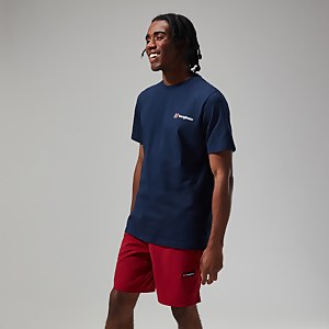 Unisex Aztec Block T Shirt - Dark Blue