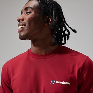 Unisex Skyline Lhotse T Shirt - Dark Red