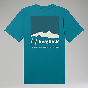 Unisex Skyline Lhotse T Shirt - Dark Turquoise