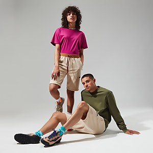 Unisex Polarplus Shorts Natural/Brown - XS