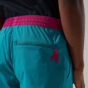 Unisex Windpant 90 - Dark Turquoise/Pink