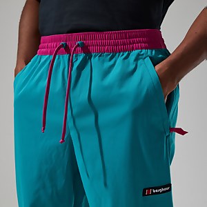 Unisex Windpant 90 - Dark Turquoise/Pink