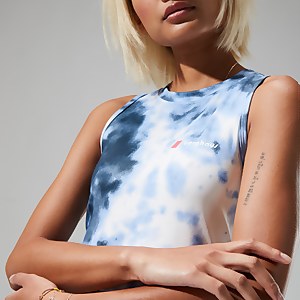 Women's Red Point Cropped Tank - Purple/White