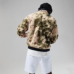 Unisex Polarplus Fleece Crew - Natural/Dark Green/Black