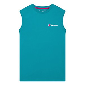 Unisex Red Point Tank Tee - Dark Turquoise