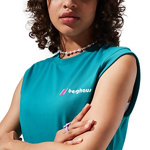 Unisex Red Point Tank Tee - Dark Turquoise