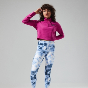 Unisex Red Point Leggings Light Purple/White - XS