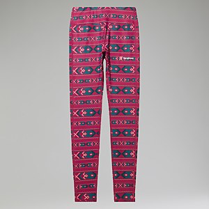 Women's Red Point Legging - Dark Turquoise/Pink